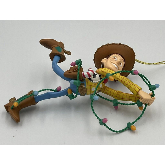 Disney Christmas Magic Ornaments W/Box  Woody Buzz Winnie Simba Set/4 - Picture 11 of 12